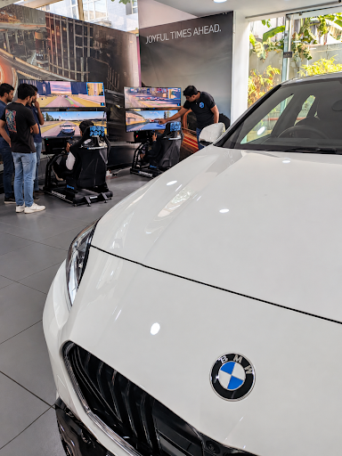 Guests were excited to take the wheel at the BMW X3 launch, BMW Kun, Hyderabad